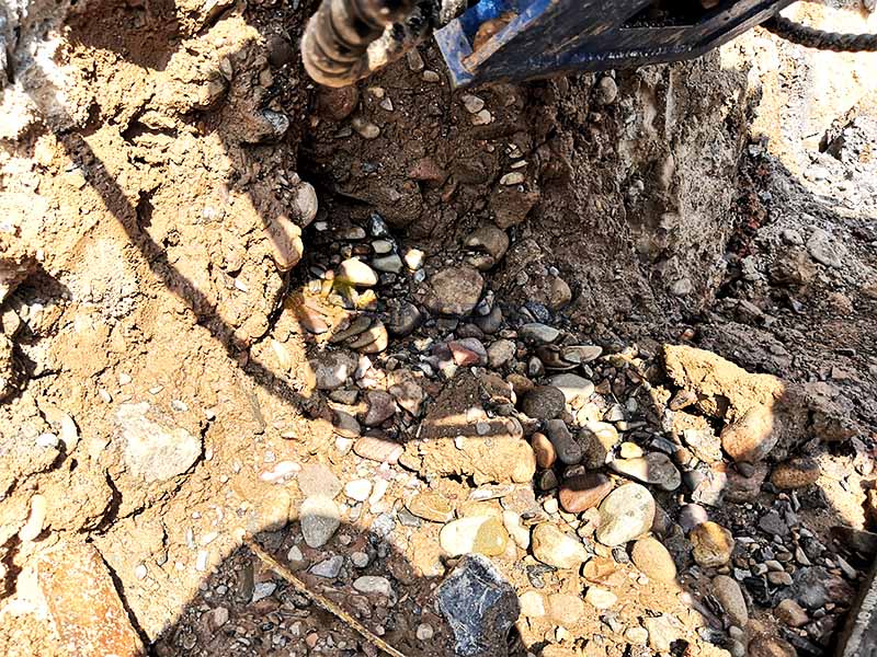 Huangshan Pedestrian Street Foundation Reinforcement Project Background