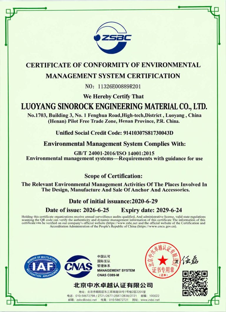 ISO 14001 Environmental Management Certification